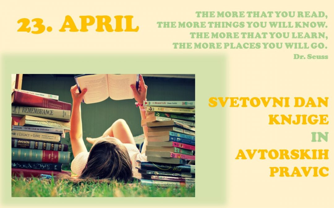 23. april je svetovni dan knjige