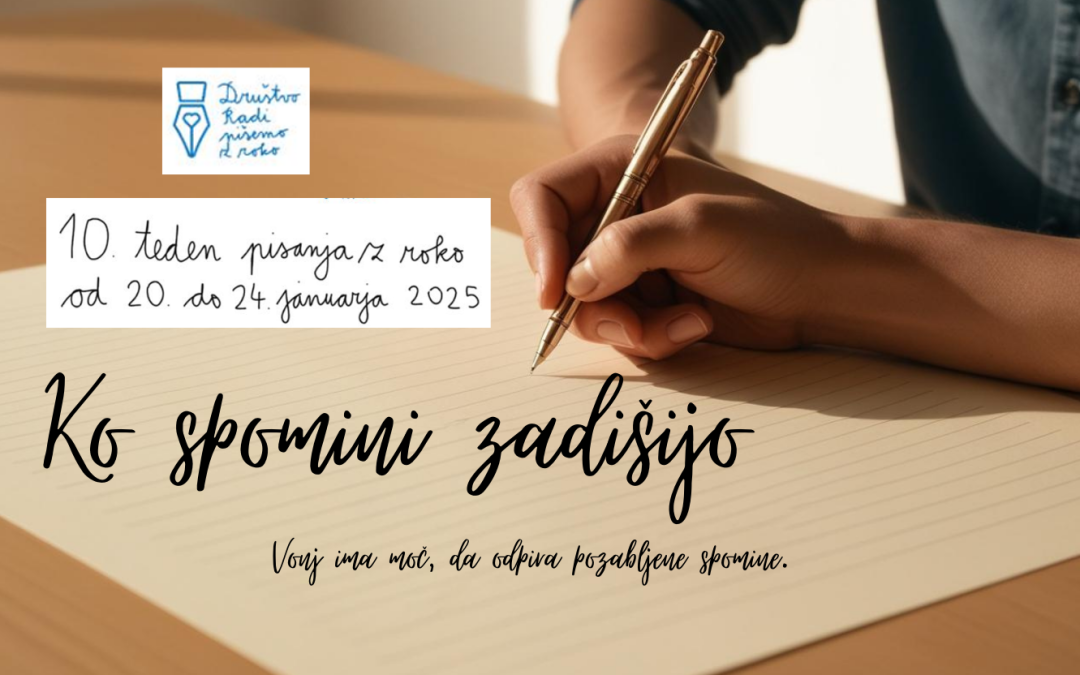 VABLJENI K SODELOVANJU – Teden pisanja z roko 2025